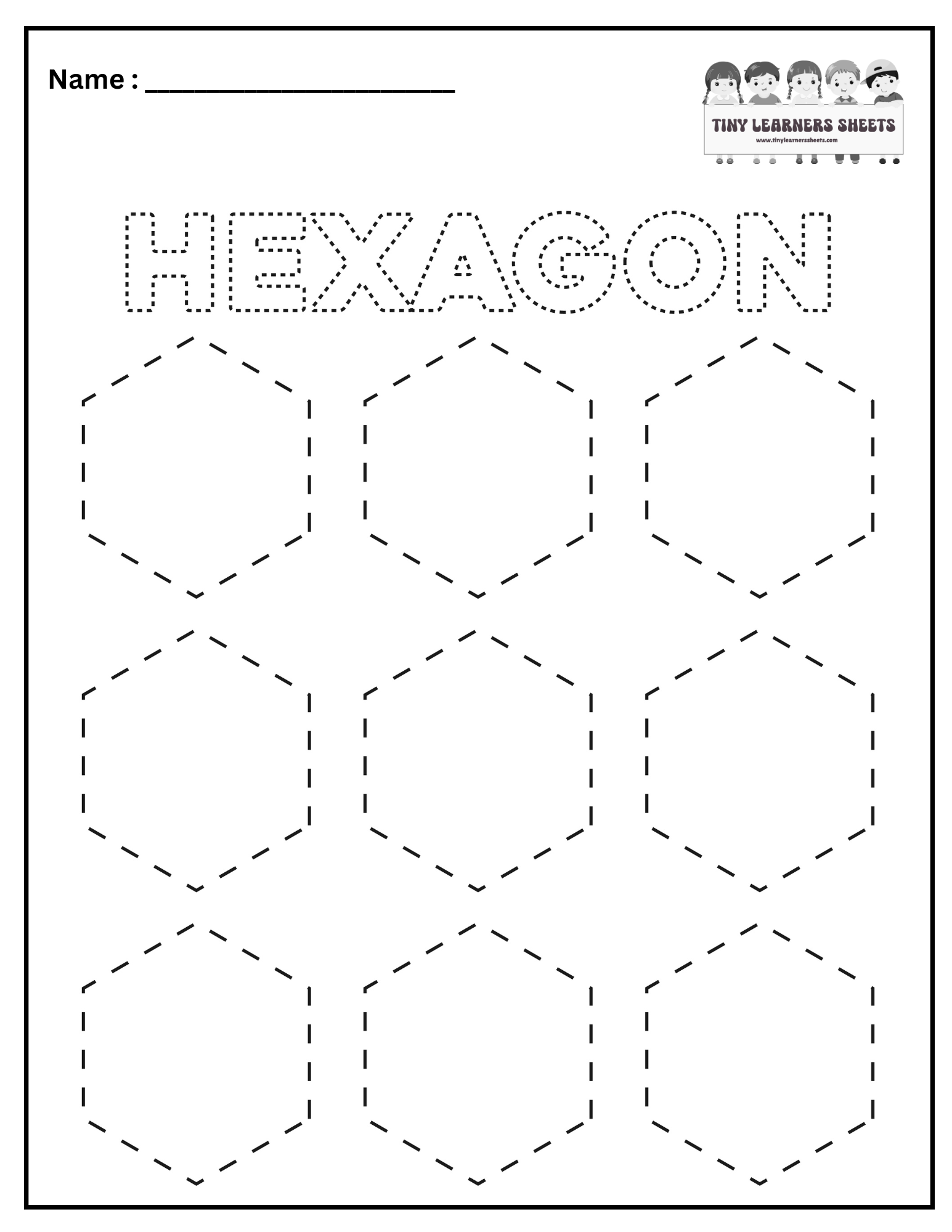 Trace Hexagon Shape